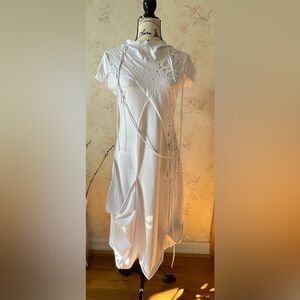 A White tunic dress-Boho Style. Size XS.